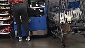 nice ass in spandex drives her wild