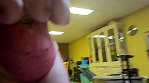 Amateur Wife Sandra's Candid Sloppy Blowjob Deepthroat on Throbbing Cock