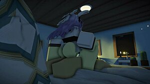 Roblox fun turns steamy with big cock action for 18 plus.