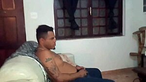 Tattooed Blonde Teases Tattooed Black Cock with Submissive Deepthroat