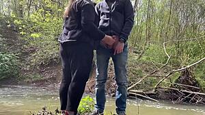 stepmom in law furious her daughter won't fuck me so she takes over outdoors