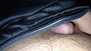 que rico ver el semen de mi novio chorreando despues de mi paja perfecta