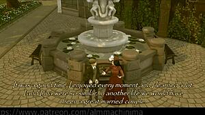 young man sucks and rides big cock learning from sexy lady outdoors in irina part4