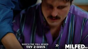 Hot Milf Teacher Rides Student's Monster Cock In Class!