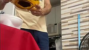 i feed hubby good so he eats my big pussy dessert after 😋