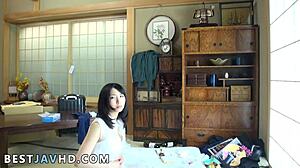 Ayumu Ishihara blows pov with gigantic hooters creampie