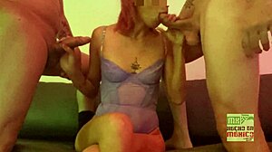 what if her husband cums six times watching the wild trio action?