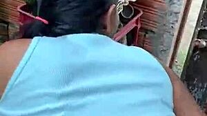 my vecino was waitin right at my door entrance with his verga all parada and hard i couldnt resist jumpin on dat monster cock deepthroatin n ridin like crazy