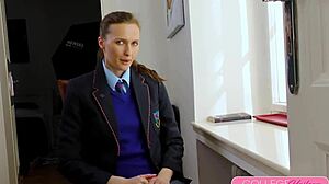 Stacy Cruz Uniformed Coed Bent Over Dorm Hardcore Pussy Ride Party