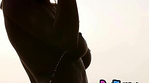 Big Tits Natalie Costello Strips Naked, Poses Erotically And Flaunts Beautiful Natural Boobs