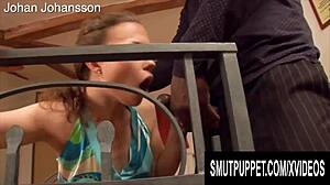 SLUTTY BLONDE'S MOUTH NEEDS BBC... Smut Puppet Deepthroat Compilation!