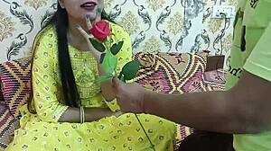 Saara's stepbrother hides real plan during indian valentine proposal roleplay creampie fuck