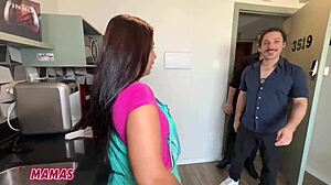 a busty brazilian milf dandara moraes rocks threesome raw doggy style