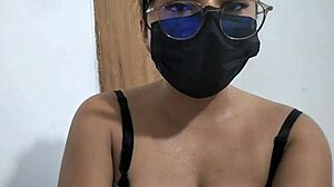 old stepmom dreams she's a hot student 😏 sensually rides dildo in her big juicy pussy at home 🔥 homemade latina fun