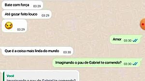 wife chats with hubby about wild fuck session with his friend