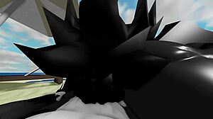 oh god having rough beach sex with scp-1471 mal0 she rides so good!!