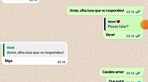 wife chats with hubby about wild fuck session with his friend