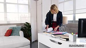 Old man pounds tight 18+ stepsister zelda morrison pussy with monster cock