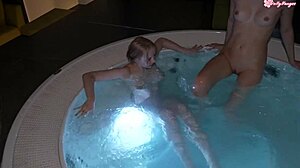 Two Bored Bikini Blondes Get Playful in Steamy Lesbian Encounter