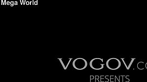 Watch her take it deep in the ass bent over with natural tits bouncing