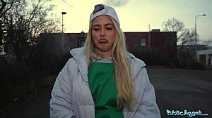 blonde waitress taco tease parody