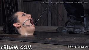 Teasing her slit slowly with that vibrating toy delight