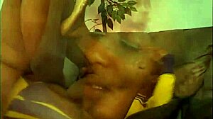 EBONY CHEERLEADER BENT OVER DOGGYSTYLE