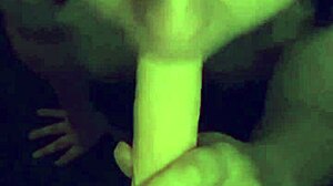 I love sucking this monster dildo pretending it's a big cock 🍆😍💦
