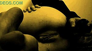 hairy pussy solo turns erotic with wet dildo anal masturbation nightmare