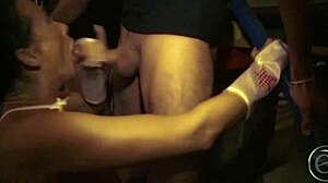 mandy bright sucks cock best in germany cumshot facial!