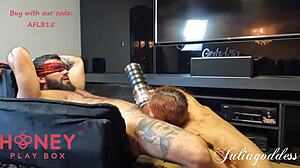 Ever tried the warrior rotating masturbator from honey play box on big tits?