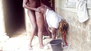 Fucking my wife hard after work with monster cock doggystyle!