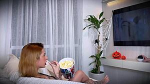 kevlyn santos brazilian big ass bent over halloween ghostface cumshot