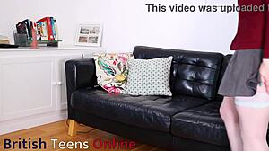 Victoria Greene Squirts Huge Mess in School Uniform During Domination Play