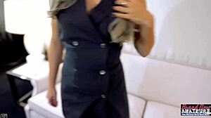 Hey cutie 😍 tattooed gypsy Pamela Morrison teases her shaved pussy with vibro toy before bending over for doggystyle cumshot facial 🔥💦