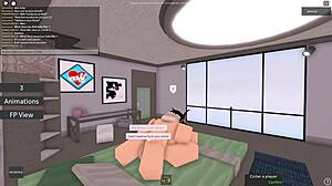 whoa blonde roblox slut deepthroats then rides thick white cock 🍆💦 damn!!