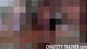 i've got this tight metal cage ready for your tiny 18+ cock