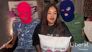 Sexy Bunny Casting Experiment with Bent-Over Doggystyle Blowjob