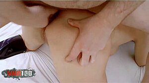 vanille's nasty natural big tits endure hard round ass fucking