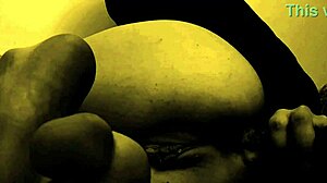 hairy pussy solo turns erotic with wet dildo anal masturbation nightmare