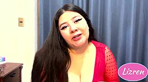 Lizren sneaks intimate oral moment with lover while husband steps out unexpectedly