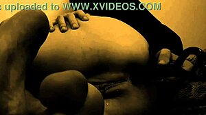 hairy pussy solo turns erotic with wet dildo anal masturbation nightmare