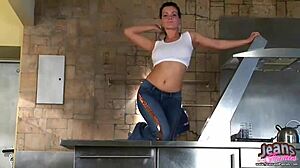 wanna watch teen valya strip her tiny jean miniskirt?