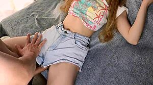 wanna join our naughty homemade fun with this skinny blonde babe up close?