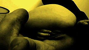 hairy pussy solo turns erotic with wet dildo anal masturbation nightmare