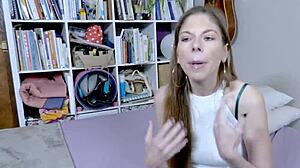 alice mazes belgian interview turns into deepthroat anal and enema surprise with intense moments