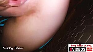 Damn, feel this hot mfm pov double penetration blasting cum all over my face up close!!