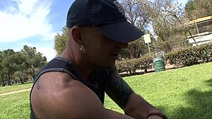 ohh fingerin this hot milfs shaved pussy shes moanin for my big cock next!!