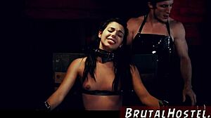 wanna see hd milf and tiny latina teen share extreme bdsm domination with redhead pee fetish gina? milf owns her completely