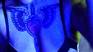 wanna see this tattooed brazilian fatass with huge tits and pierced nipples get tongue-fucked?